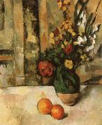 Paul Cezanne Vase a fleurs et pommes Germany oil painting artist